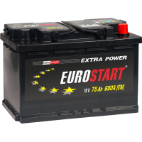 Аккумулятор Eurostart Extra Power 75Ач обратная 																													