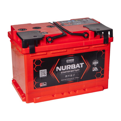 Аккумулятор Nurbat 6 CT 75Ач 680А обратная (ДАЗ)