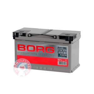 Аккумулятор Borg Premium 6 СТ 75Aч оп низкий 