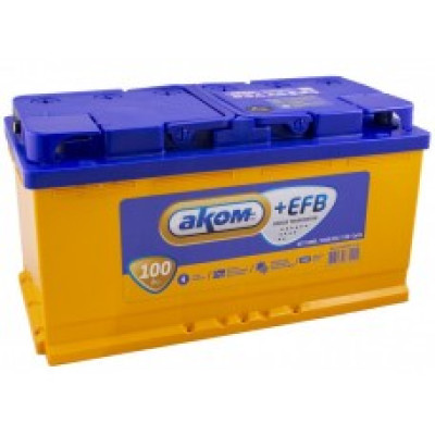 Аккумулятор Аком Efb Азия 6 СТ D31L 90 Ач 352x175x190 прямая