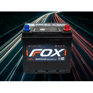 Аккумулятор FOXACCUM EFB Азия 6 CT 65Ач 640А (Турция) обратная