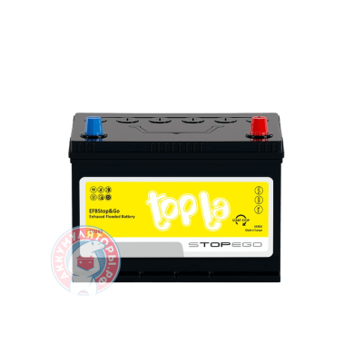 Аккумулятор Topla Asia 6 СТ Efb Stop&Go D31 105 Ач 302x172x220 прямая