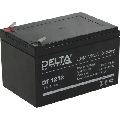 Аккумулятор AGM Delta DT 12 12Ач (DT -1212)