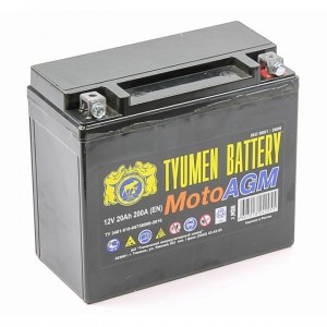 Аккумулятор Tюмень 20 (YTX20L-BS)