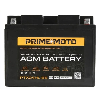 Аккумулятор Prime Moto 6 CT 24Ач (YTX24-HL)