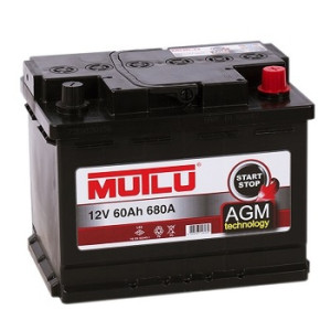 Аккумулятор Mutlu AGM 6 СТ 70Ач 760А обратная Start-Stop Plus